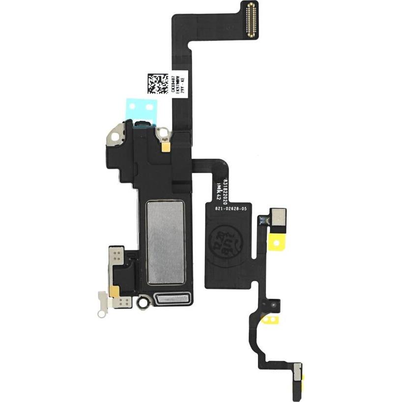 Bild von OEM Ear Speaker mit Flex für iPhone 12/12 Pro (iPhone 12 Pro), Mobilgerät Ersatzteile, Schwarz