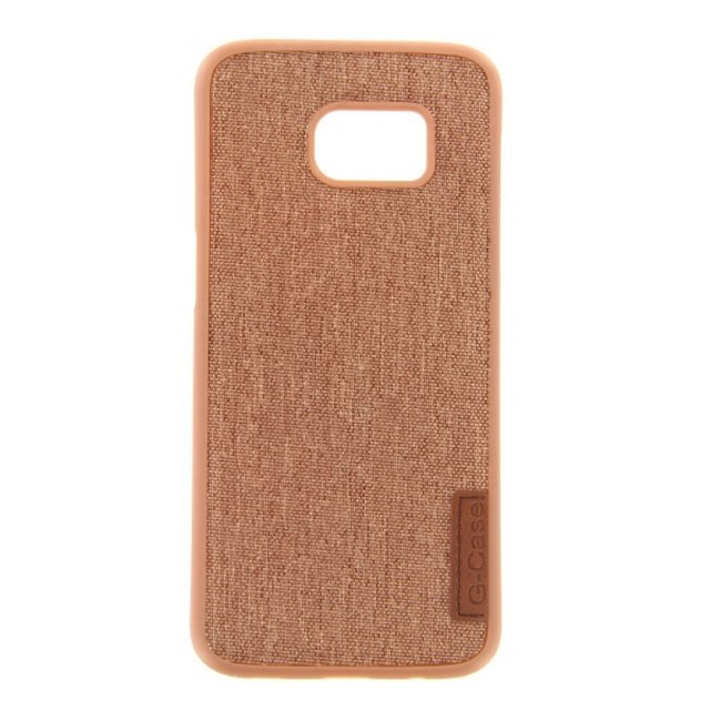 Bild von OEM Silicone Case Textile for Samsung S7 Edge brown (Samsung Galaxy S7 Edge), Smartphone Hülle, Braun