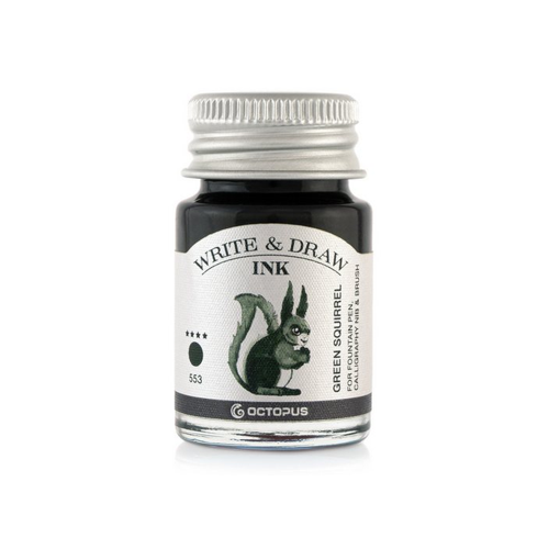Bild von OCTOPUS Fluids Write and Draw Ink Green Squirrel – Schreib- und Zeichentusche im Test