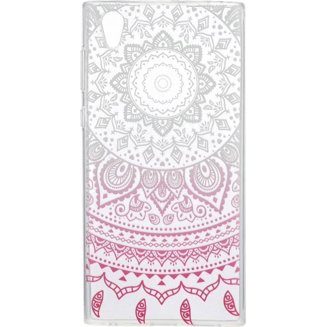 Bild von König Design Henna Cover für Sony Xperia XA1 Case Schutz Hülle Silikon Bumper Sonne Weiss Neu (Sony Xperia XA1), Smartphone Hülle, Weiss