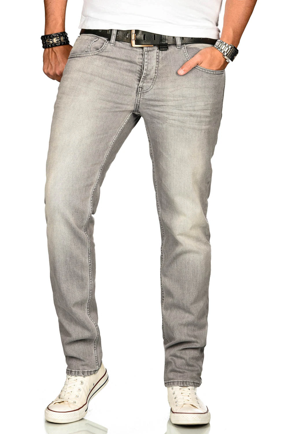 Bild von Alessandro Salvarini A. Salvarini Jeans Blau Multi As170-as174 für Herren - 30 - 32
