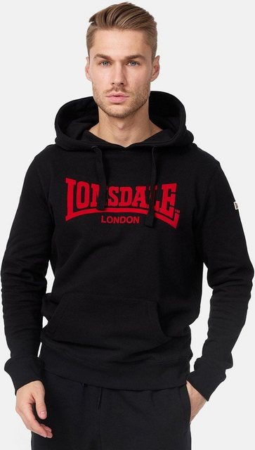 Bild von Lonsdale Herren Kapuzensweatshirt schmale Passform HOODED ONE TONE