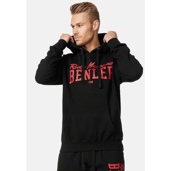 Bild von BENLEE Herren Kapuzensweatshirt Normale Passform STRONGHURST Black/Red S