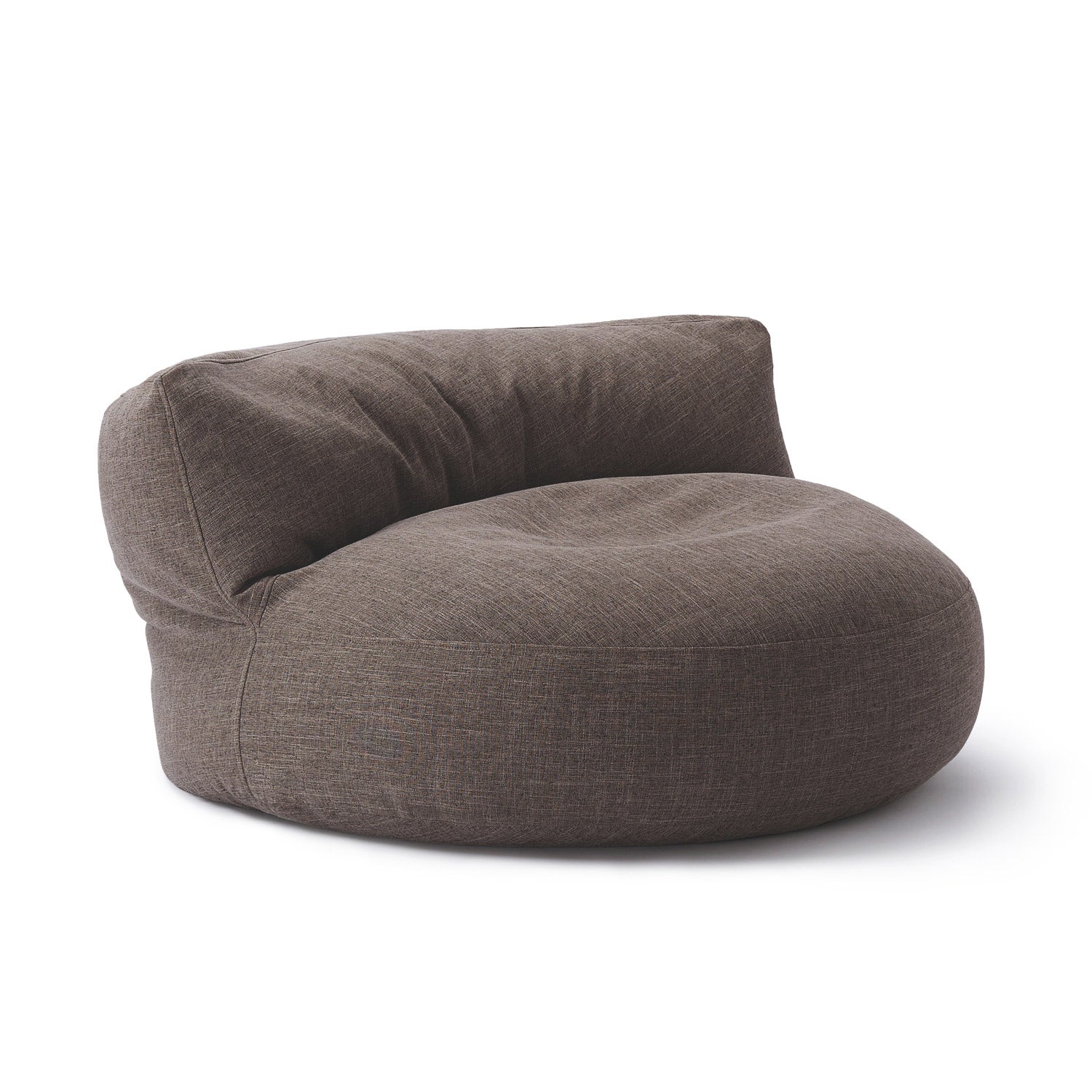 Bild von Lumaland Sitzsack Round Sofa Sitzkissen Bean Bag Couch Lounge, inkl. Rückenlehne In-& Outdoor 90x90x50cm