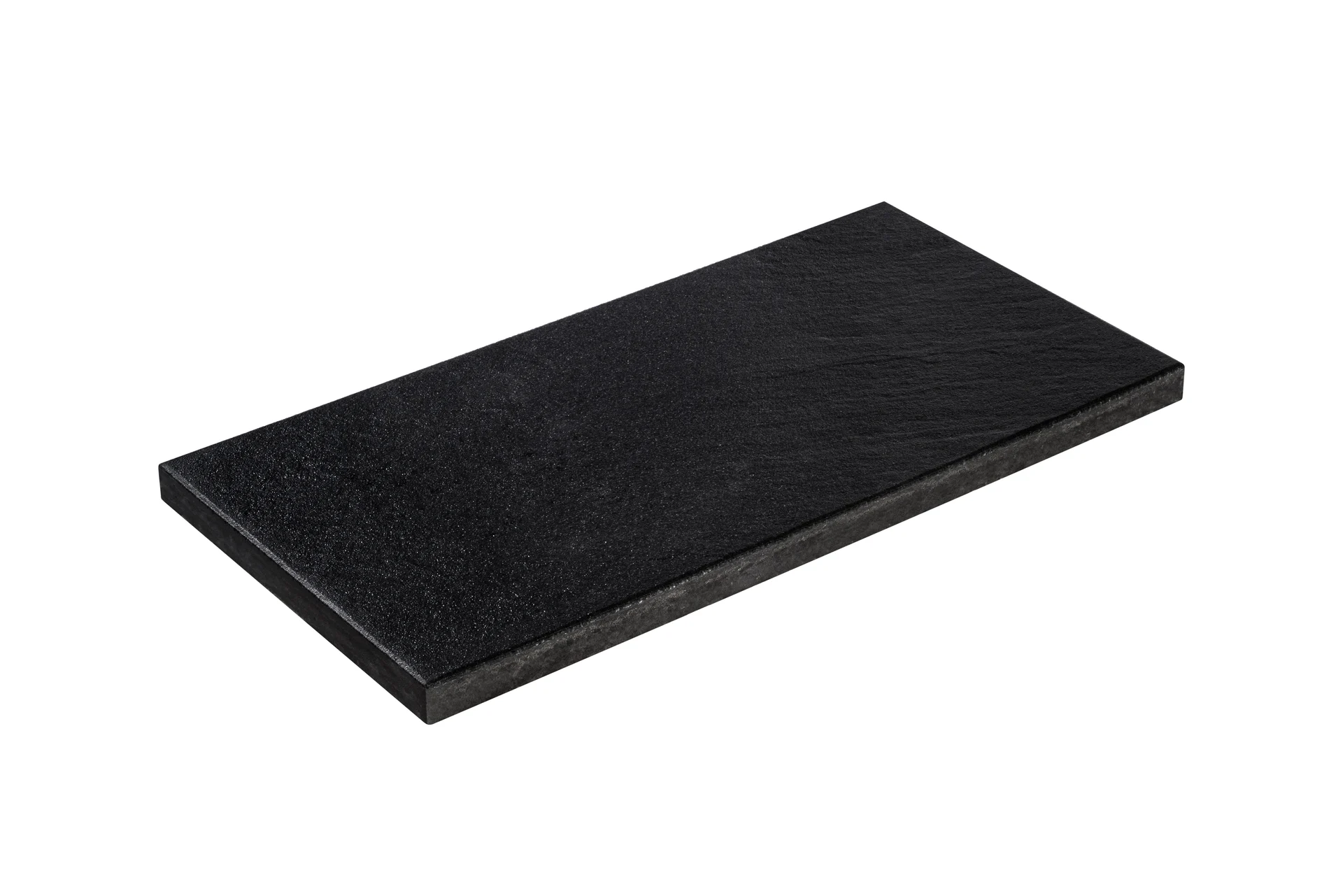 Bild von Diephaus Terrassenplatte 'T-Court Mill' Beton schwarz 80 x 40 x 4 cm