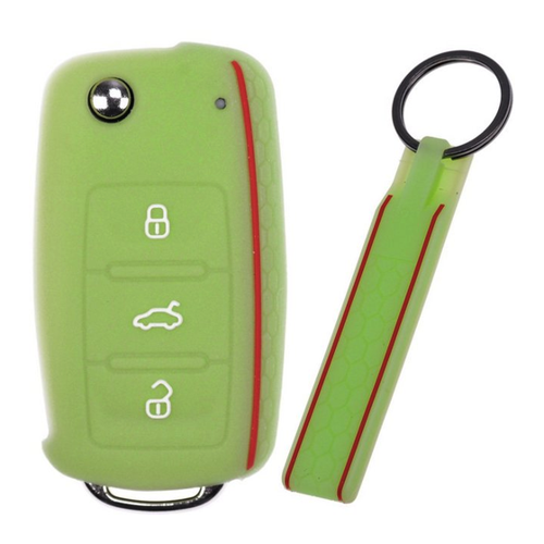 Bild von mt-key Schlüsseltasche für Autoschlüssel - Silikon Schutzhülle