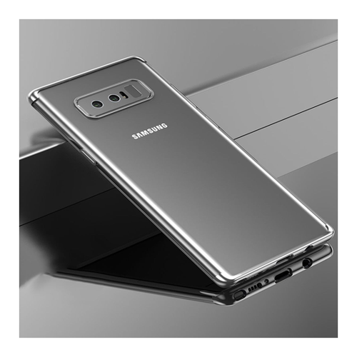 Bild von König Design Handy Hülle Schutz für Samsung Galaxy Note 8 Durchsichtig Transparent Silber