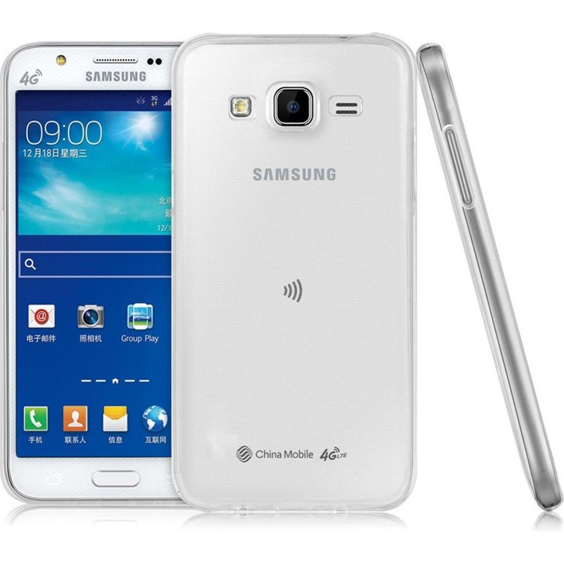 Bild von König Design Handyhülle für Samsung Galaxy J5 (2015) Schutzcase Backcover Bumper Transparent (Samsung Galaxy J5), Smartphone Hülle, Transparent