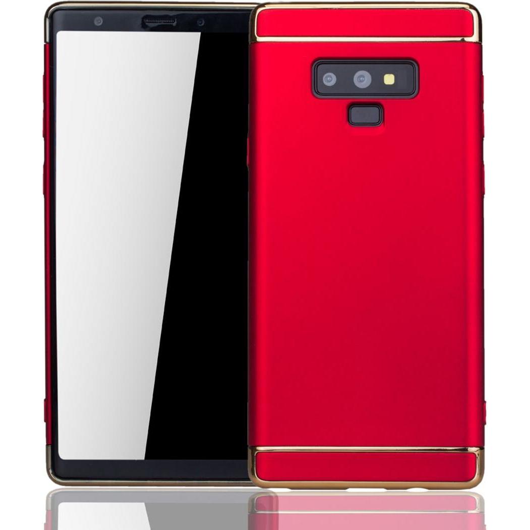 Bild von König Design Handy Hülle Schutz Case für Samsung Galaxy Note 9 Bumper 3 in 1 Cover Etui Rot (Samsung Galaxy Note 9), Smartphone Hülle, Rot