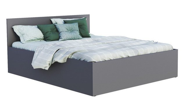 Bild von FDM Stauraumbett Bettgestell Bettrahmen Doppelbett 120x200, 140x200, 160x200, 180x200cm (MADE IN EU - Elternbett Doppelbett Gästebett Bett, optional mit Matratze + inklusive Lattenrost), Metallrahmen mit hydraulischer Klappfunktion