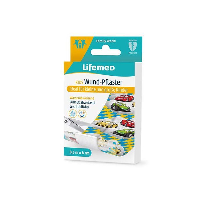 Bild von Lifemed Wund-Pflaster 0,5 m x 6 cm farbig Autos