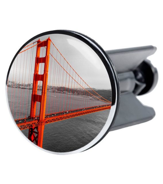 Bild von Sanilo Waschbeckenstöpsel, viele schöne Stöpsel für das Waschbecken zur Auswahl, universal mit Motiv (San Francisco)
