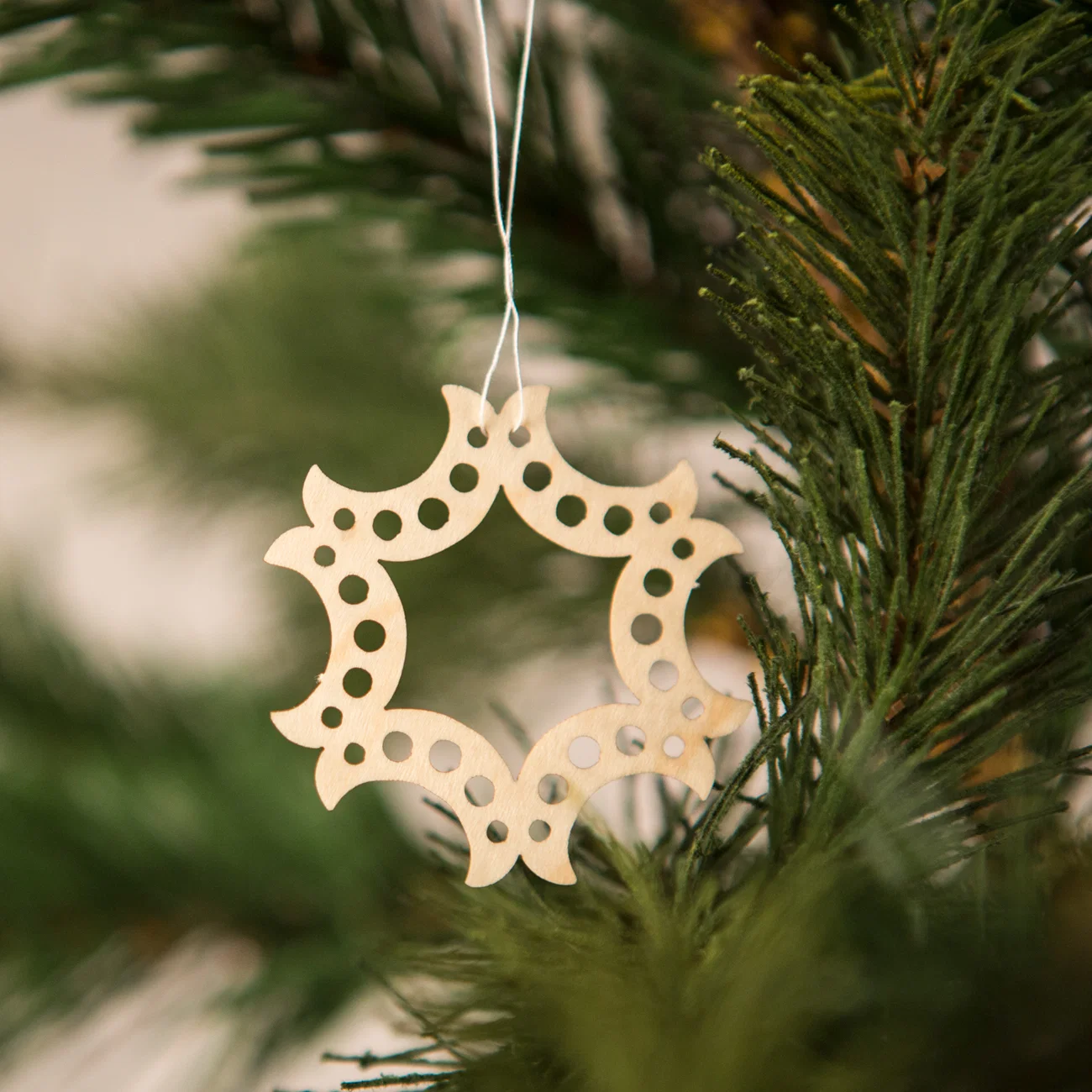 Bild von Weihnachtsornament Moon Star