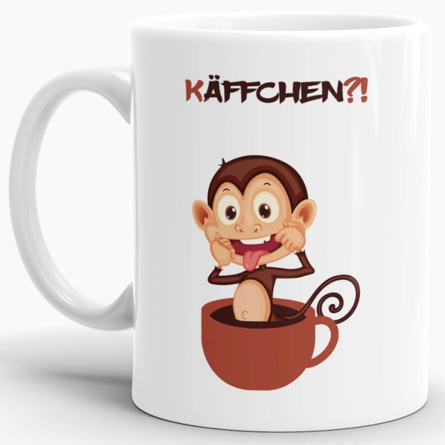 Bild von Tasse - Käffchen?! - Weiss