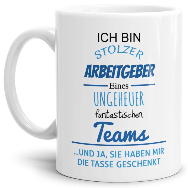 Bild von Tasse Stolzer Arbeitgeber eines ungeheuer fantastischen Teams