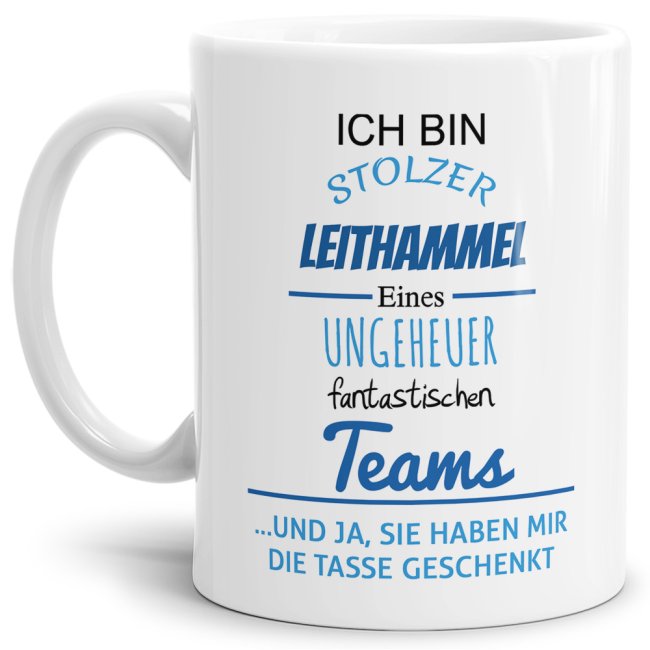 Bild von Tasse Stolzer Leithammel eines ungeheuer fantastischen Teams
