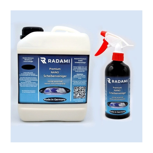 Bild von Radami Premium Nano Scheibenreiniger mit Nachfüllflasche
