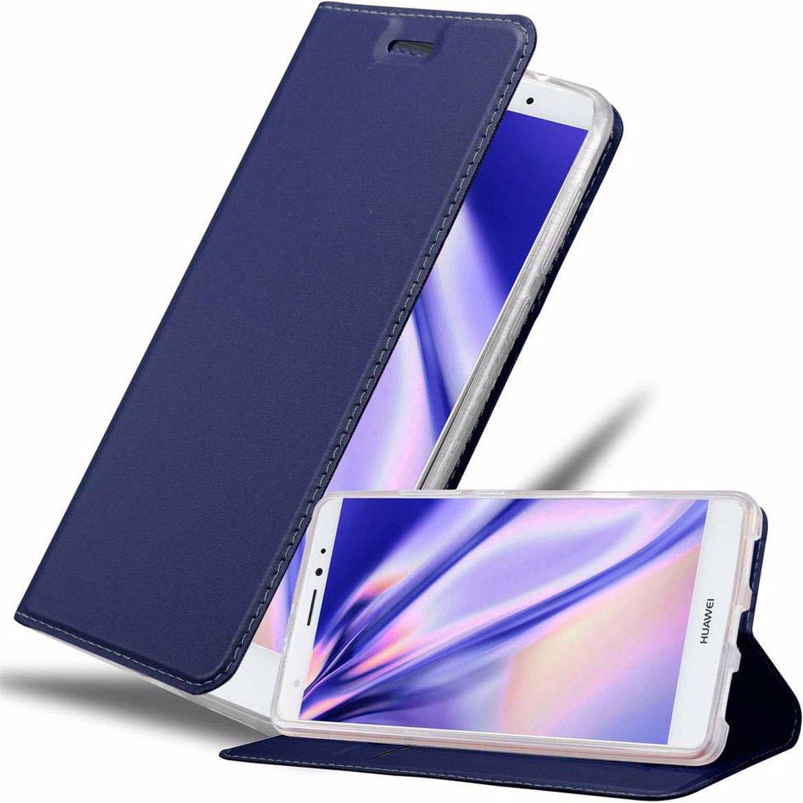 Bild von Cadorabo Book Classy Style Cover (Huawei Mate S), Smartphone Hülle, Blau