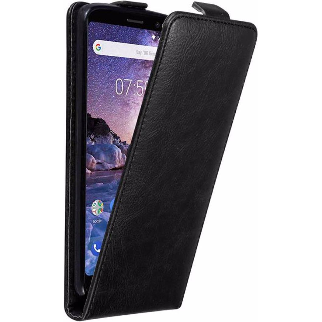 Bild von Cadorabo Flip wie Invisible Cover (Nokia 7 Plus), Smartphone Hülle, Schwarz