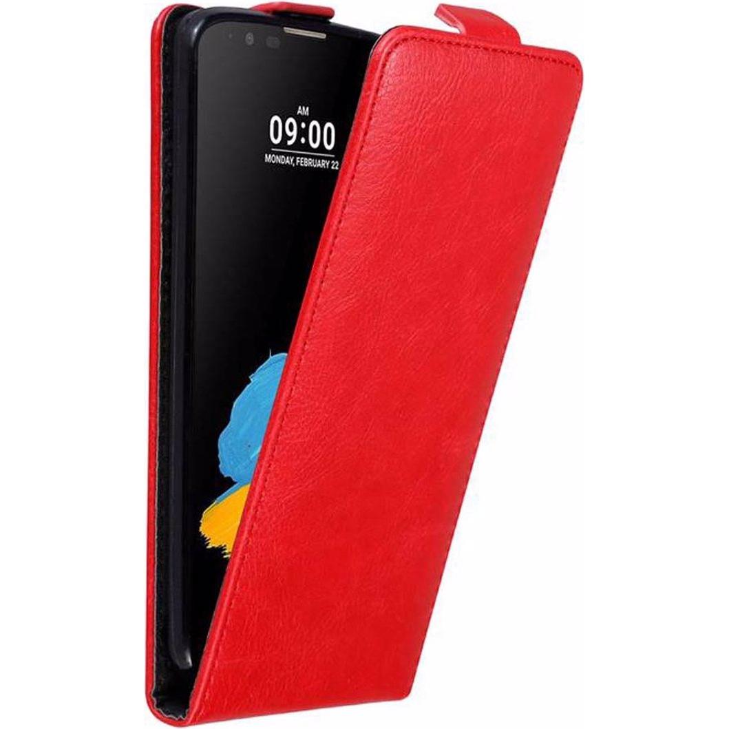 Bild von Cadorabo Flip wie Invisible Cover (LG Stylus 2), Smartphone Hülle, Rot