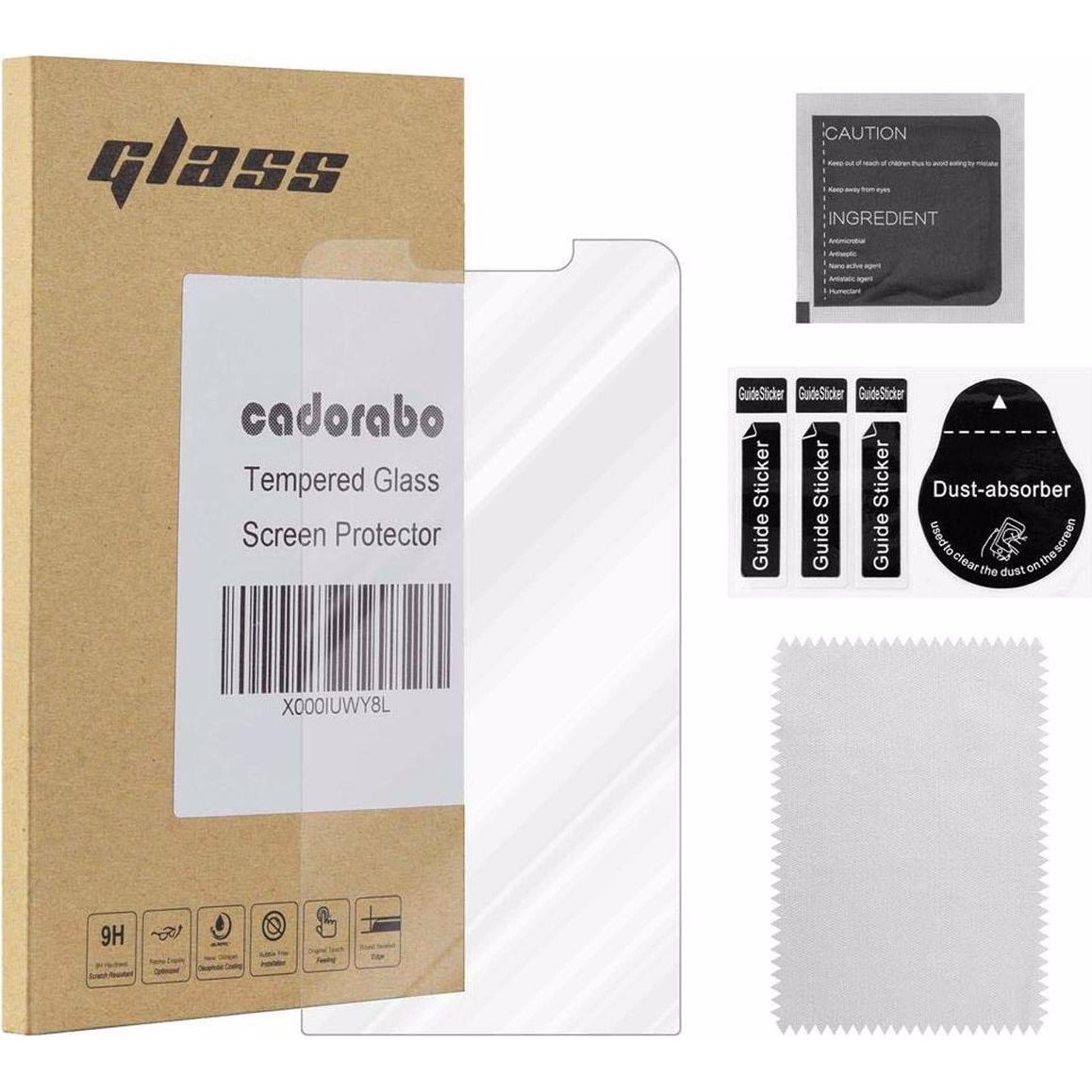 Bild von Cadorabo Displayschutzglas (1 Stück, Wiko View 2 Go), Smartphone Schutzfolie, Transparent