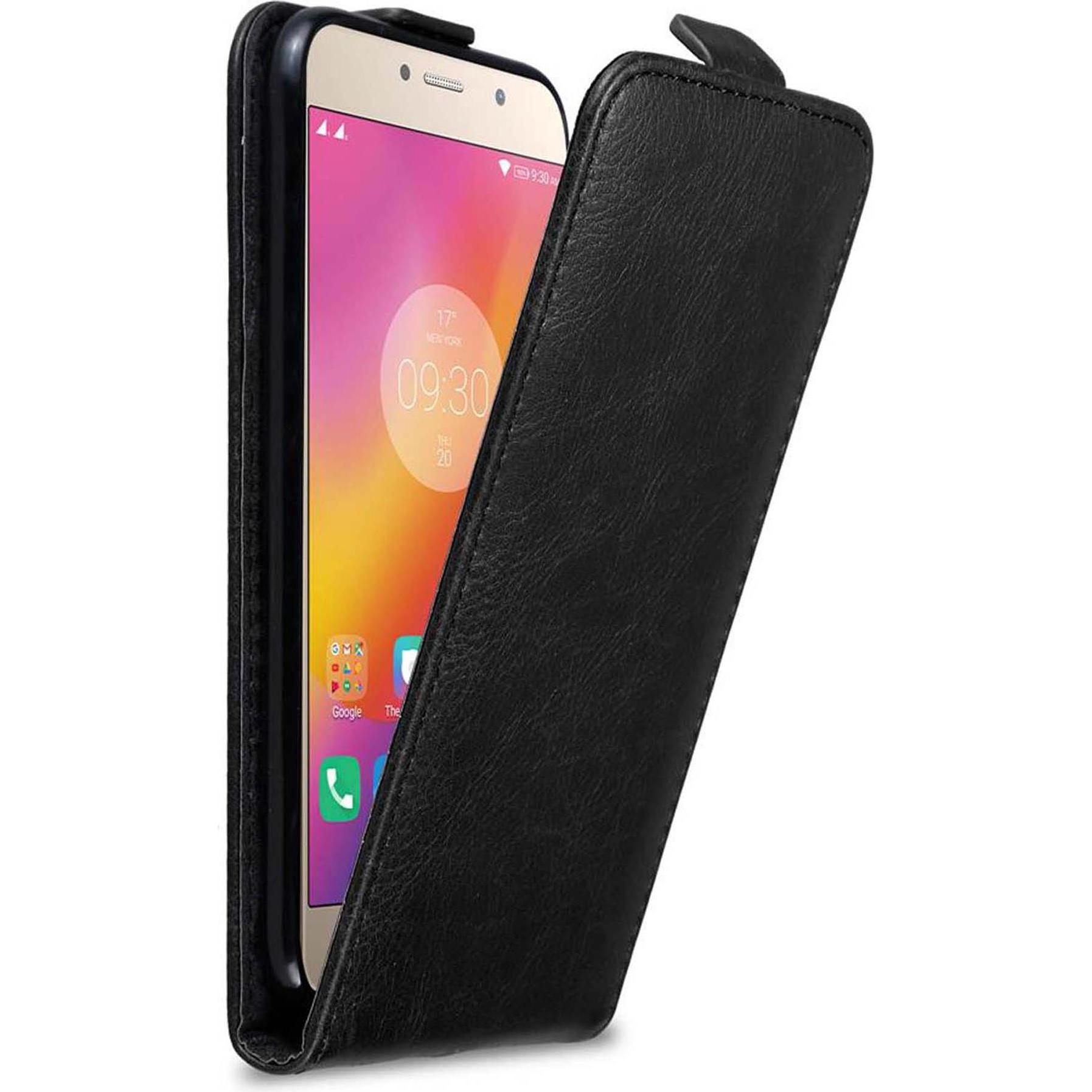 Bild von Cadorabo Flip wie Invisible Cover (Lenovo P2), Smartphone Hülle, Schwarz