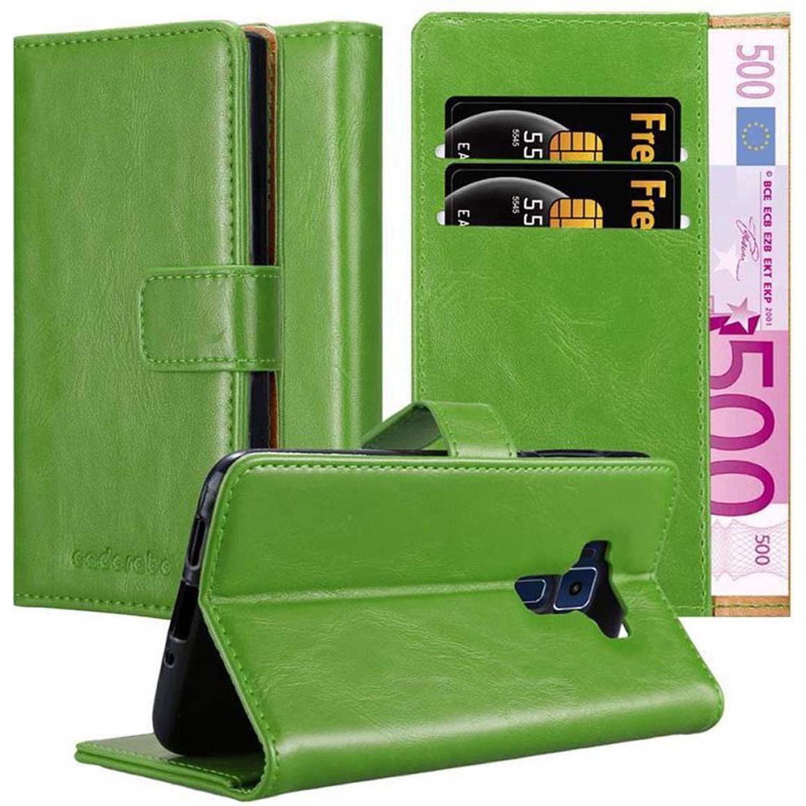 Bild von Cadorabo Luxury Book Hülle (Asus Zenfone 3), Smartphone Hülle, Grün