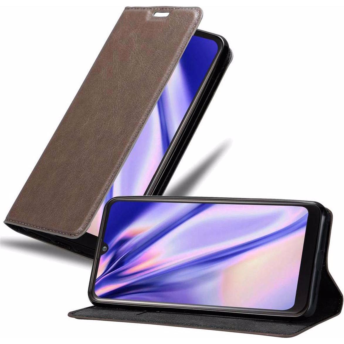 Bild von Cadorabo Book Invisible Magnet Cover (LG K50), Smartphone Hülle, Braun