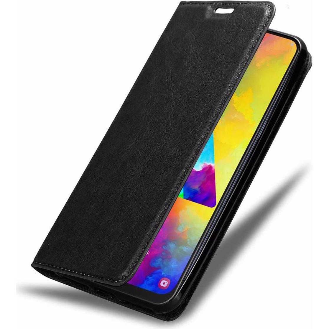 Bild von Cadorabo Book Invisible Magnet Cover (Samsung Galaxy M20), Smartphone Hülle, Braun