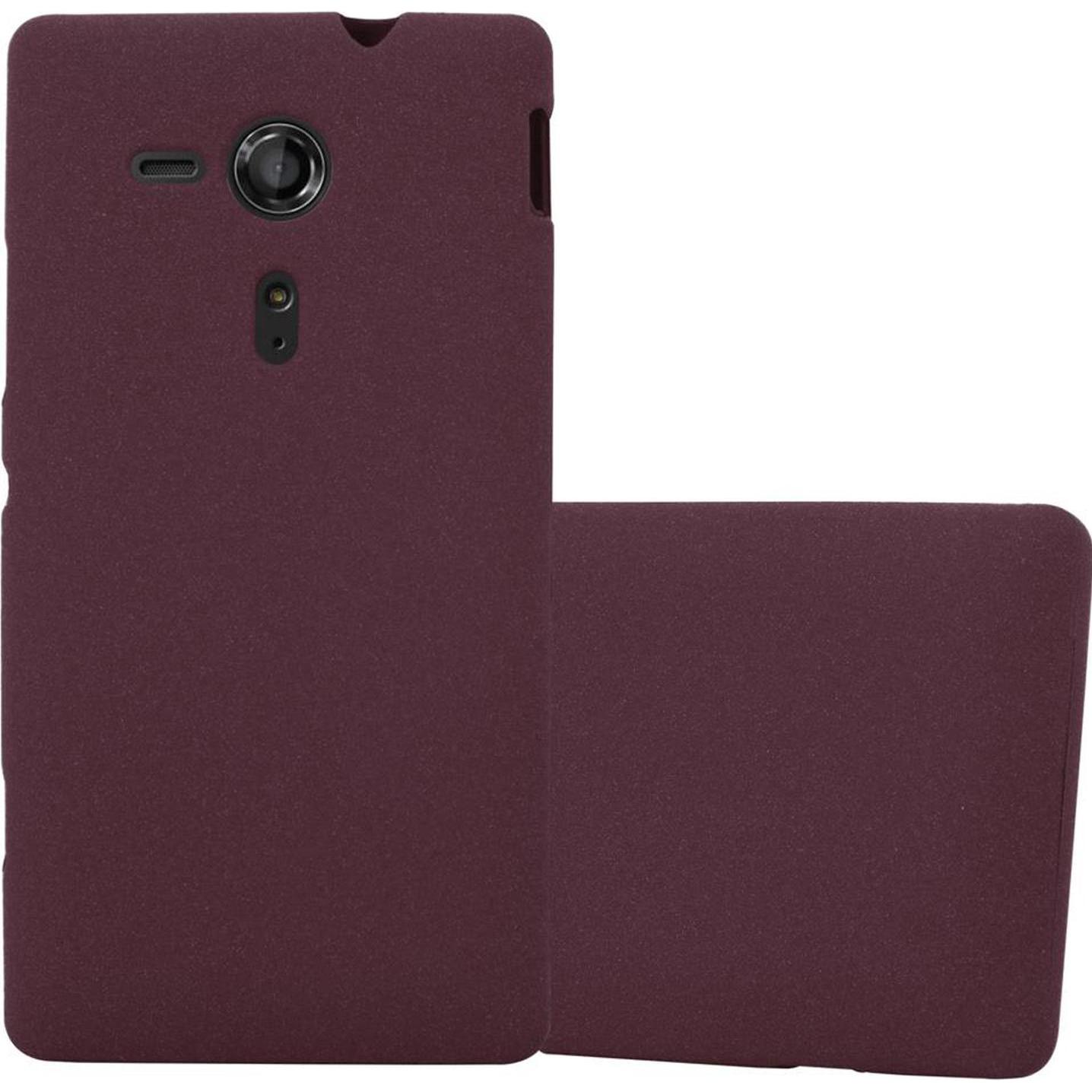 Bild von Cadorabo TPU Frosted Cover (Sony Xperia SP), Smartphone Hülle, Violett