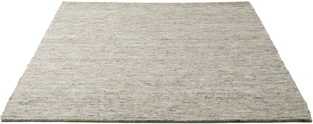 Bild von Home affaire Wollteppich "Pirker", rechteckig, 12 mm Höhe, Wendeteppich, meliert, reine Wolle, handgewebt, Scandi, Wohnzimmer