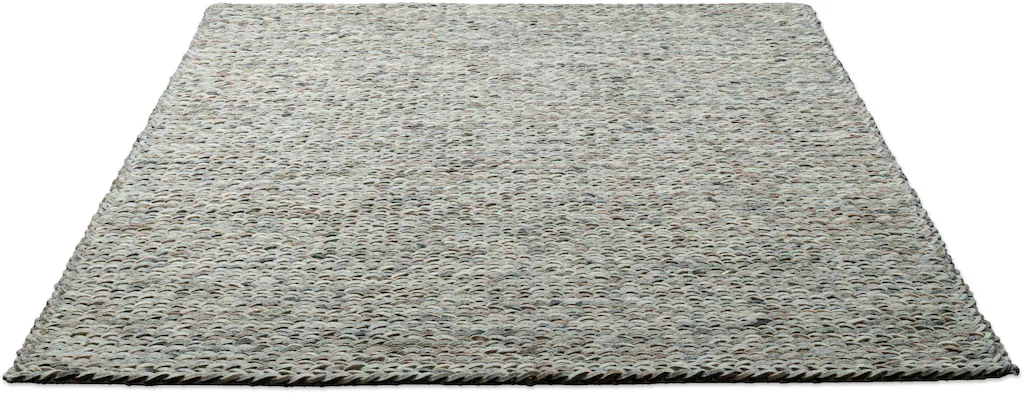 Bild von THEKO Wollteppich »Arlberg«, rechteckig, 23 mm Höhe, reine Wolle, Strickoptik, ideal im Wohnzimmer & Schlafzimmer