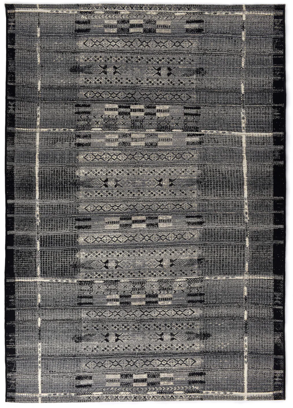 Bild von Gino Falcone In-und Outdoor-Teppich  Aurora ¦ grau ¦ Synthetische Fasern ¦ Maße (cm): B: 160 H: 0,5 Teppiche > Outdoor Teppiche - Höffner