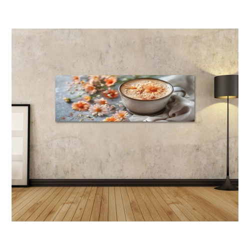Bild von Islandburner Leinwandbild Panorama 120x40cm
