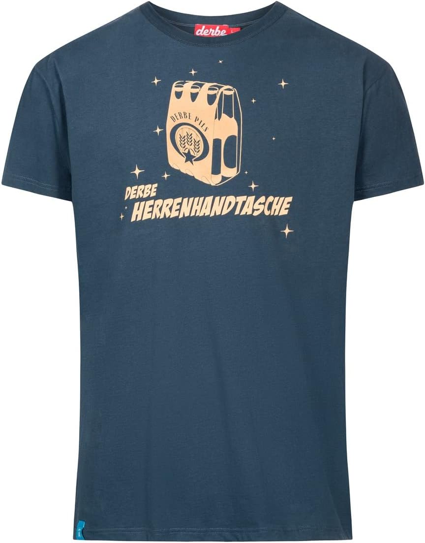 Bild von derbe T-Shirt Herrenhandtasche, S, Navy