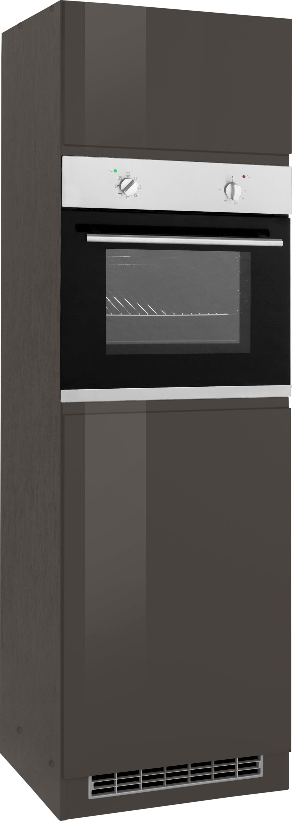 Bild von KOCHSTATION Backofenumbauschrank "KS-Virginia", 200 cm hoch, 60 cm breit, Nische für Ofen B/H/T: 56/59/55 cm, 2 Türen