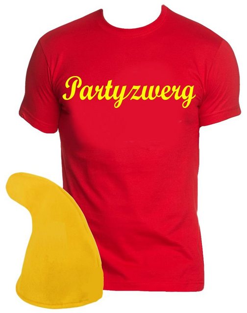 Bild von coole-fun-t-shirts Kostüm Partyzwerg Zwergen Kostüm Karneval Fasching