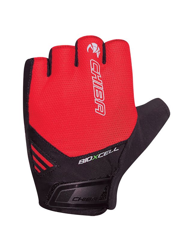 Bild von Chiba BioXCell Air Fahrrad Handschuhe kurz rot/schwarz 2025 M (8)