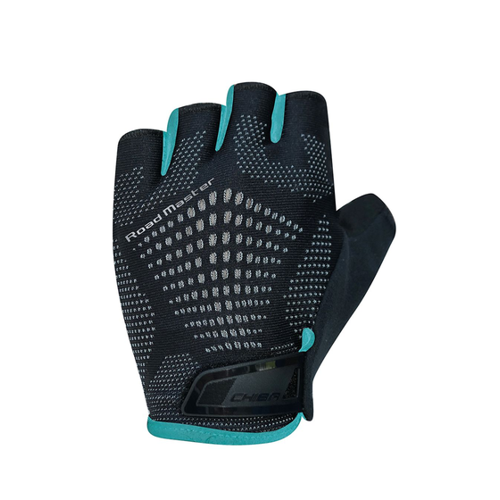 Bild von Chiba Road Master Fahrrad Handschuhe kurz schwarz/blau 2022 XXL (11)