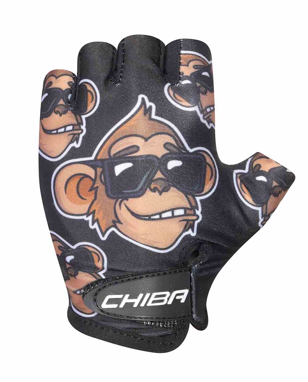 Bild von Chiba Cool Kids Affe Kinder Fahrrad Handschuhe kurz schwarz/braun 2025 XS (6)
