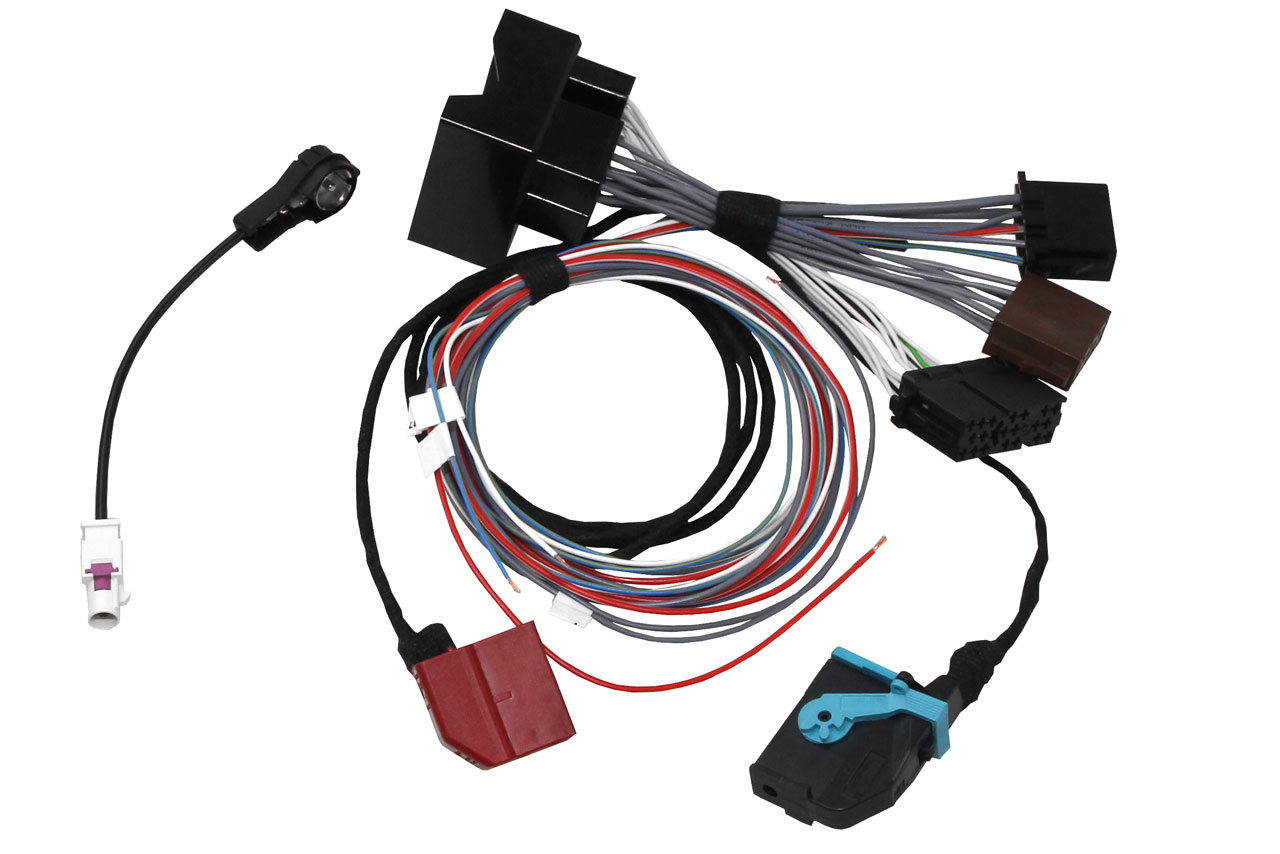 Bild von Original Kufatec Kabelbaum Antennen Adapter Set für Radio Delta auf MFD für VW