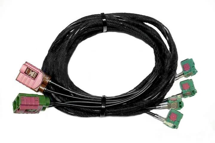Bild von Für Audi A6 4F MMI 3G Original Kufatec Kabelbaum Anschluss TV Antennen Module