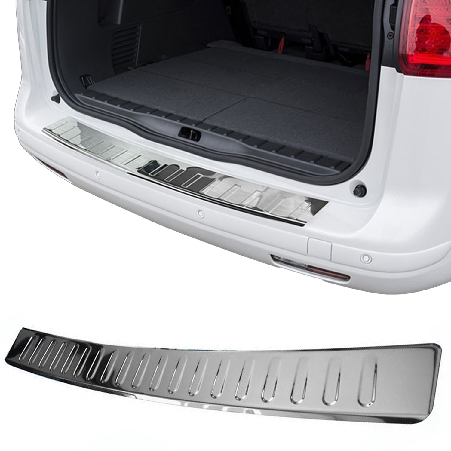 Bild von Premium Edelstahl Ladekantenschutz Schutz für Opel Astra K Sports Tourer 2015-