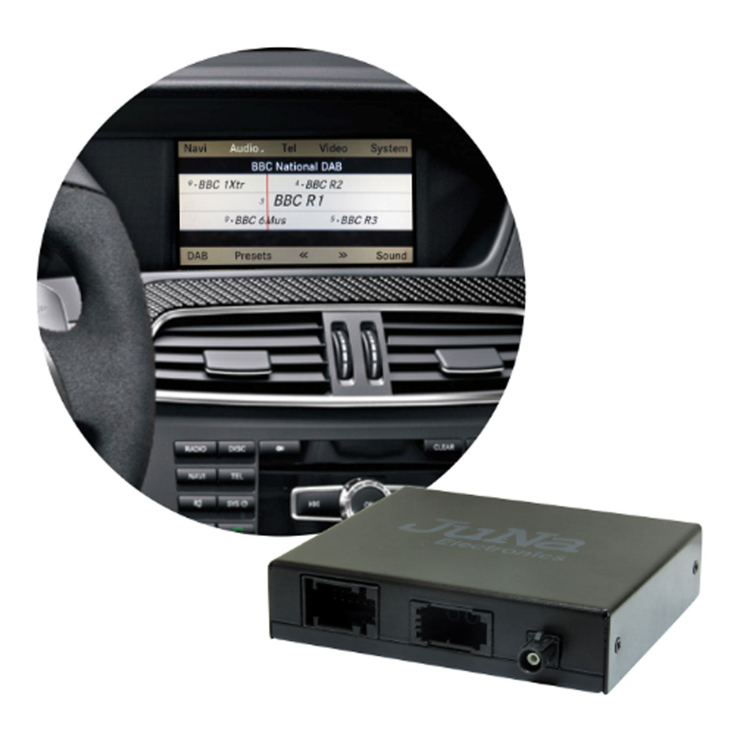 Bild von DAB DAB+ KOMPLETT SET Digital Radio + Antenne für Mercedes NTG 2.5 3.0 3.5 4.0