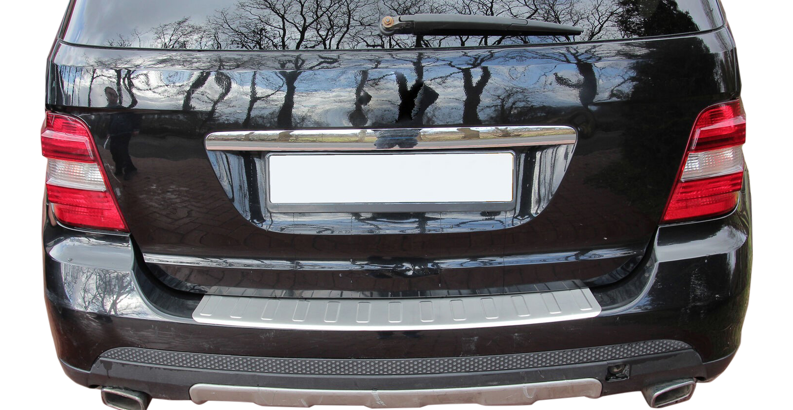 Bild von Edelstahl MATT LADEKANTENSCHUTZ Schutz für Skoda Superb III Kombi 3V ab 2015-