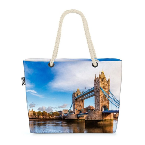 Bild von VOID Strandtasche Tower Bridge London – Perfekt für den Strandurlaub
