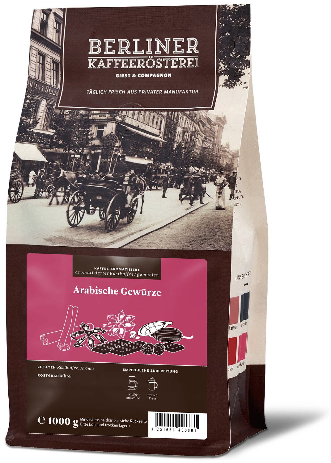 Bild von aromatisierter Kaffee arabische Gewürze