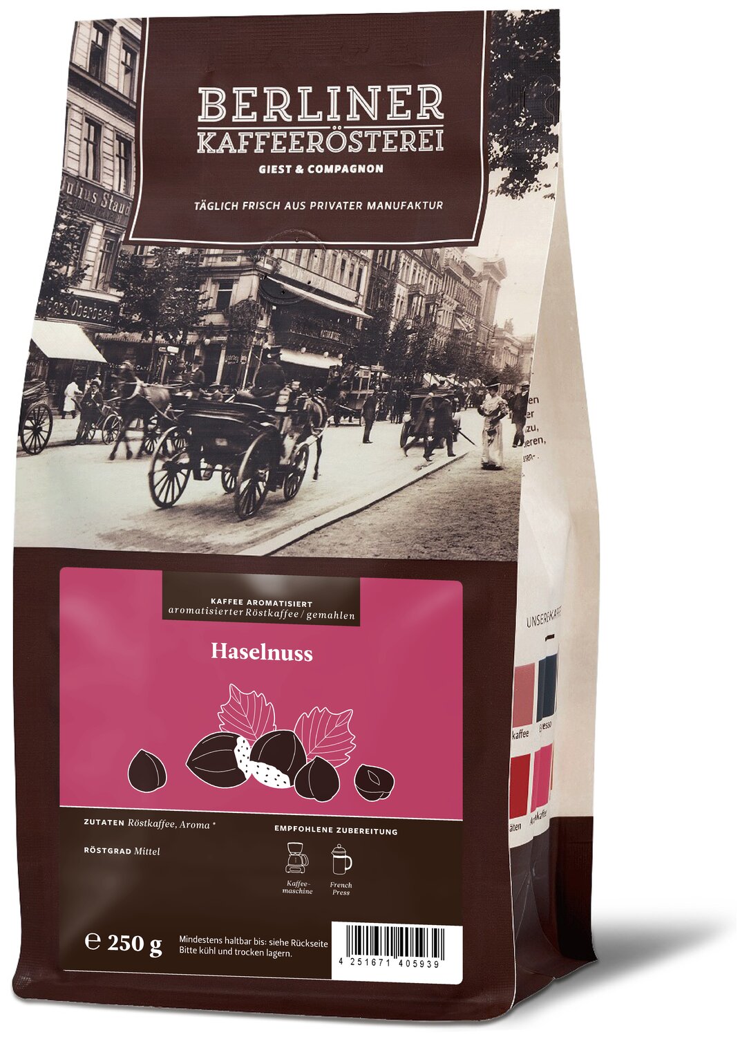 Bild von aromatisierter Kaffee Haselnuss