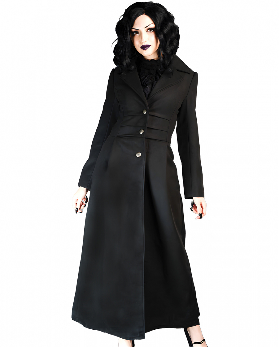 Bild von Baroness Gothic Mantel schwarz M/L