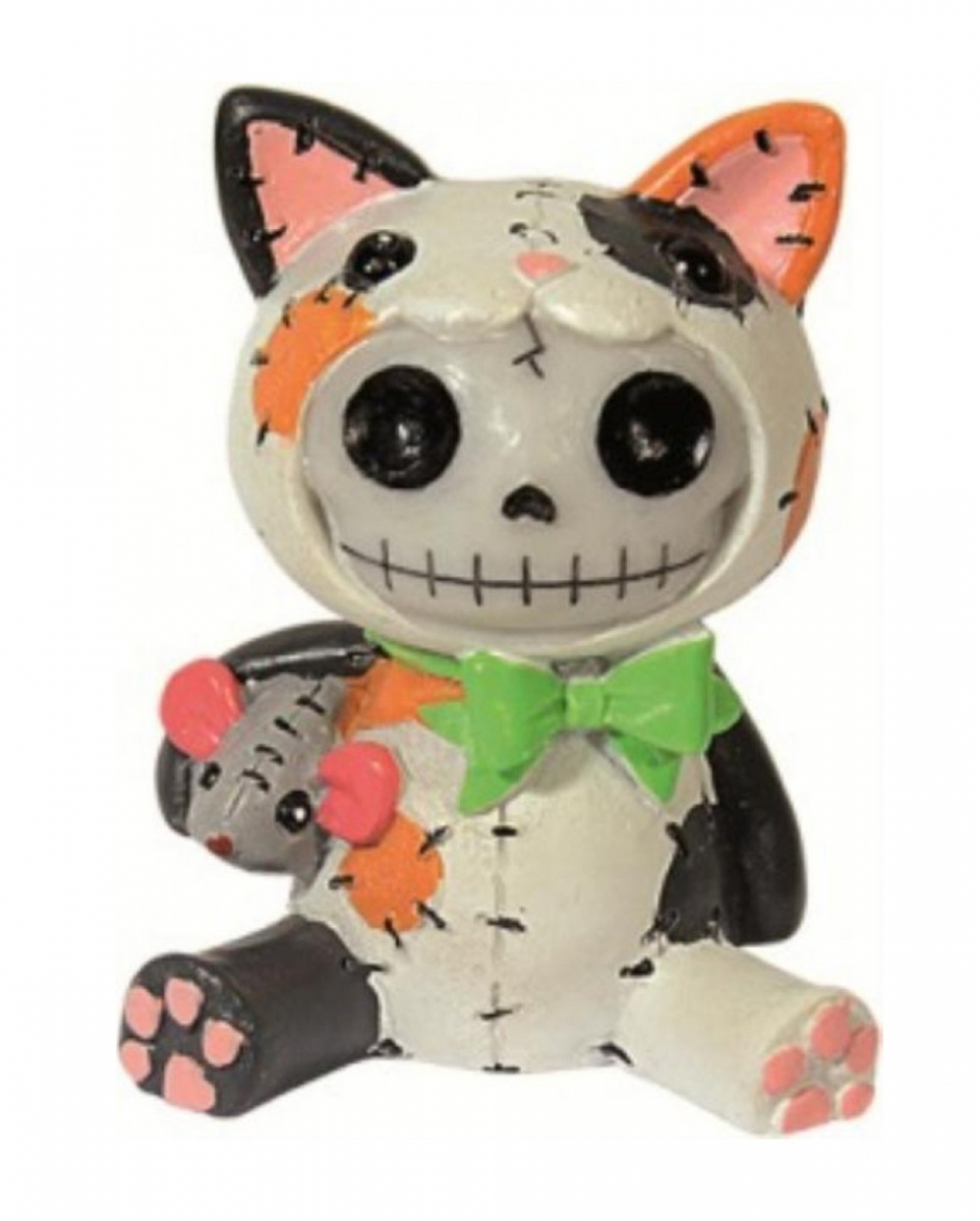 Bild von Horror-Shop Dekofigur Kleine Calico Mao Mao Figur - Skelettfigur für Sam